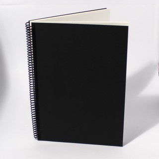A4 Black on Eco Coil Book product image